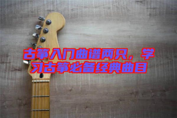 古箏入門曲譜兩只,學習古箏必備經典曲目