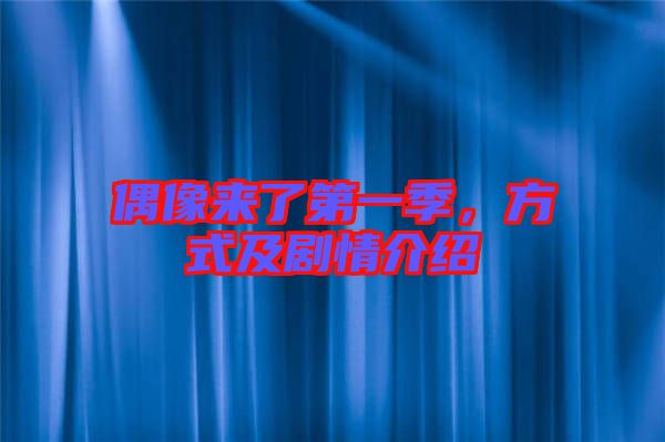 偶像來了第一季,方式及劇情介紹