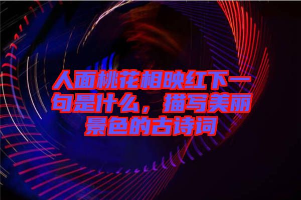 人面桃花相映紅下一句是什么，描寫美麗景色的古詩詞