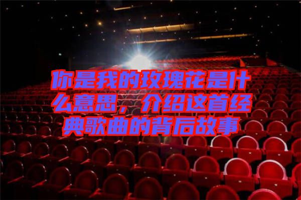 你是我的玫瑰花是什么意思,介紹這首經典歌曲的背后故事