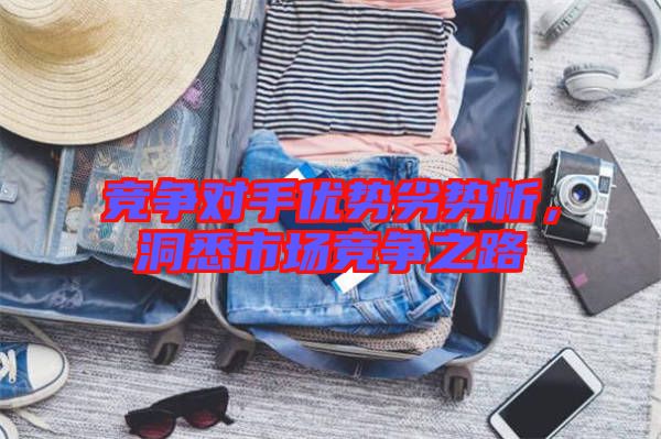 競爭對手優勢劣勢析,洞悉市場競爭之路