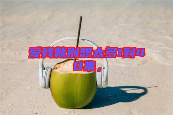 愛我就別想太多1到40集,