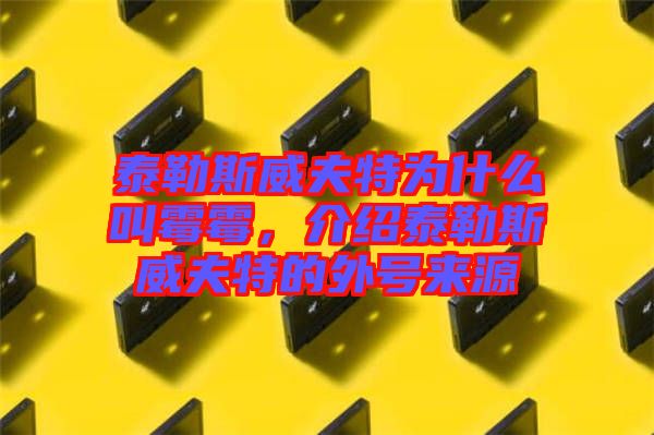 泰勒斯威夫特為什么叫霉霉,介紹泰勒斯威夫特的外號來源