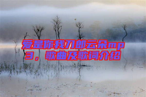 愛是你我刀郎云朵mp3,歌曲及歌詞介紹