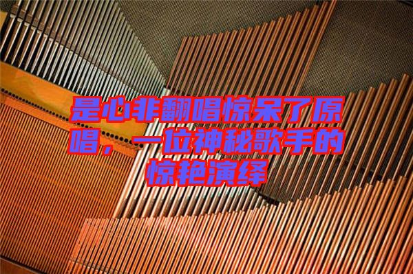 是心非翻唱驚呆了原唱,一位神秘歌手的驚艷演繹