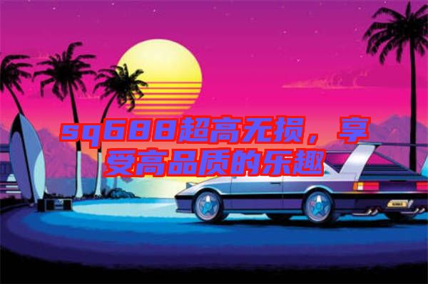 sq688超高無損,享受高品質(zhì)的樂趣