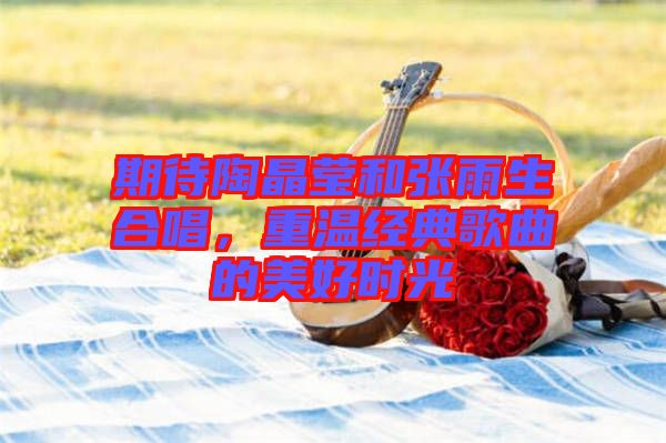 期待陶晶瑩和張雨生合唱,重溫經典歌曲的美好時光