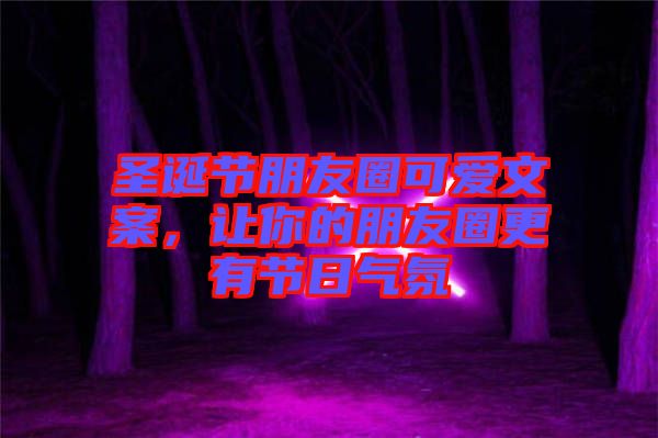 圣誕節朋友圈可愛文案,讓你的朋友圈更有節日氣氛