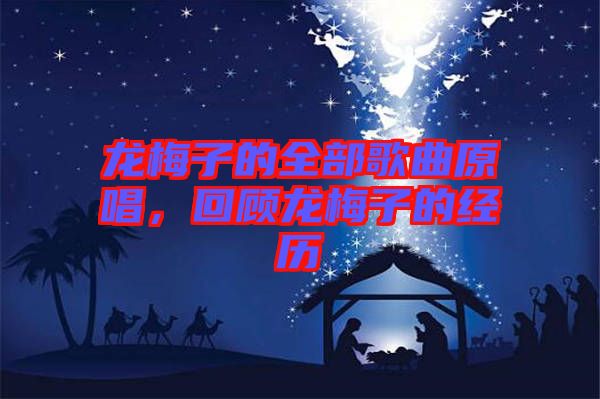 龍梅子的全部歌曲原唱,回顧龍梅子的經歷