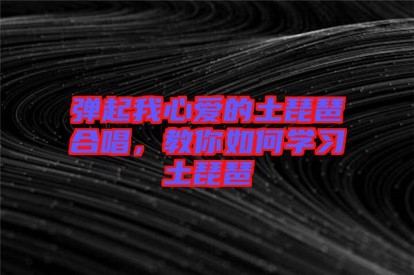 彈起我心愛的土琵琶合唱,教你如何學習土琵琶