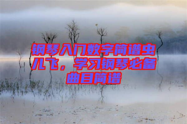 鋼琴入門數字簡譜蟲兒飛,學習鋼琴必備曲目簡譜