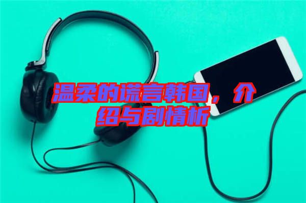 溫柔的謊言韓國,介紹與劇情析