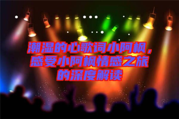 潮濕的心歌詞小阿楓,感受小阿楓情感之旅的深度解讀