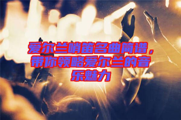 愛爾蘭哨笛名曲簡譜,帶你領略愛爾蘭的音樂魅力
