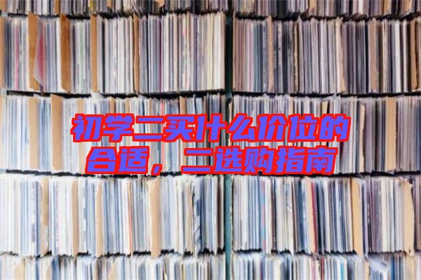 初學二買什么價位的合適,二選購指南