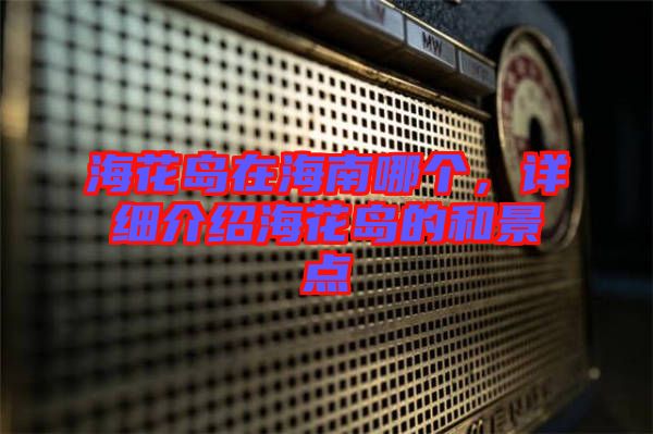 海花島在海南哪個(gè),詳細(xì)介紹海花島的和景點(diǎn)