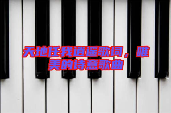 天地任我逍遙歌詞,唯美的詩意歌曲