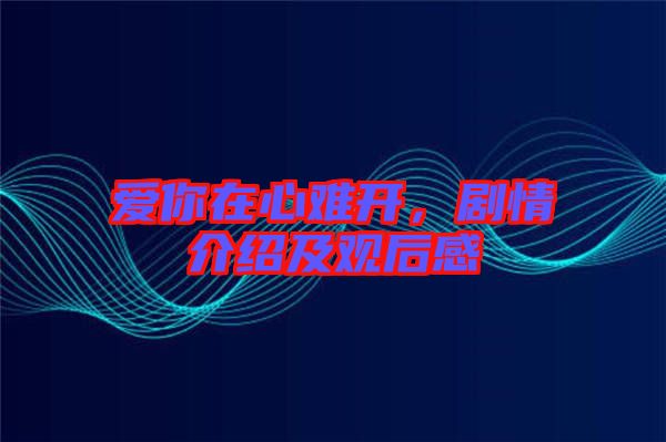 愛(ài)你在心難開,劇情介紹及觀后感