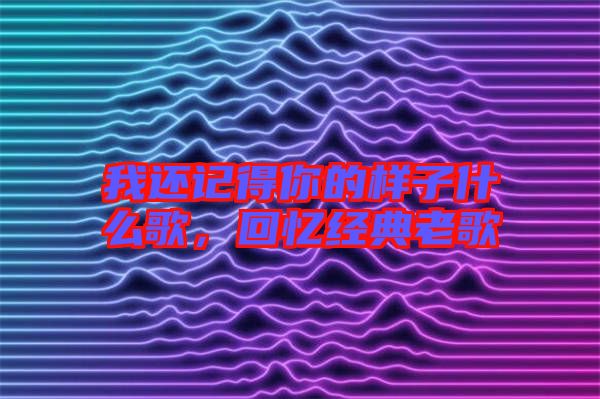 我還記得你的樣子什么歌,回憶經典老歌