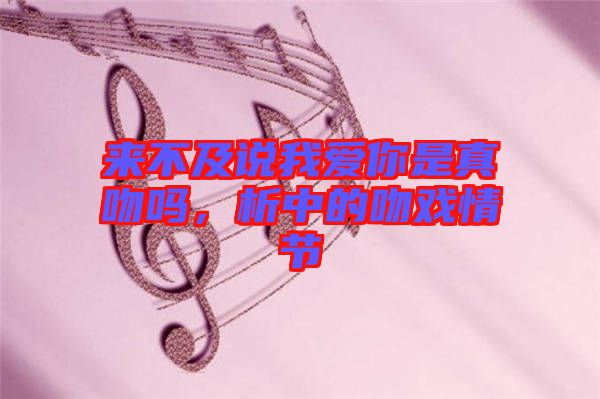 來(lái)不及說(shuō)我愛(ài)你是真吻嗎,析中的吻戲情節(jié)