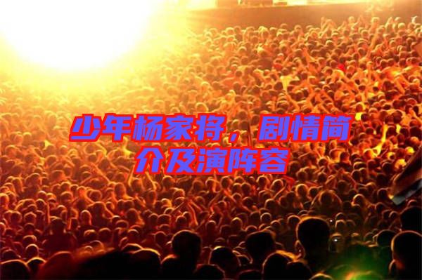 少年楊家將,劇情簡介及演陣容