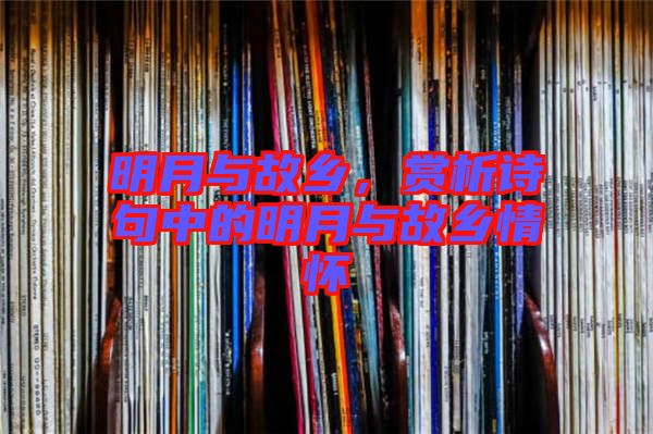 明月與故鄉,賞析詩句中的明月與故鄉情懷