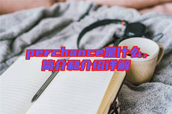 perchance是什么,簡介和介紹詳解