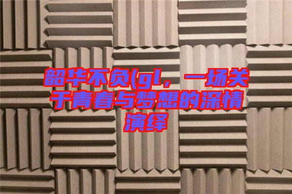 韶華不負(gl,一場關于青春與夢想的深情演繹