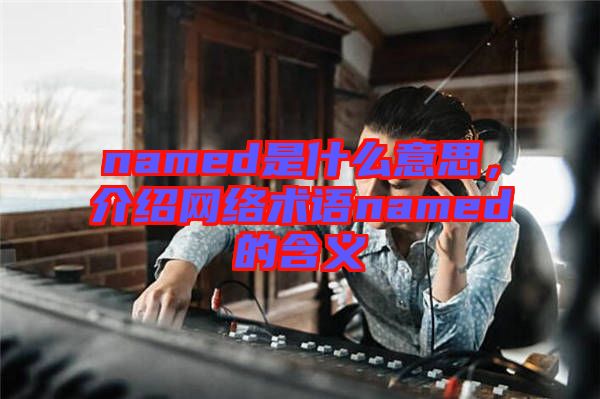 named是什么意思,介紹網絡術語named的含義