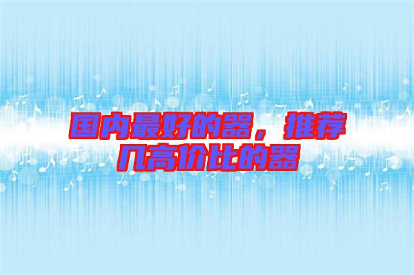 國內最好的器,推薦幾高價比的器