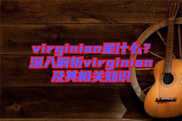 virginian是什么?深入解析virginian及其相關知識