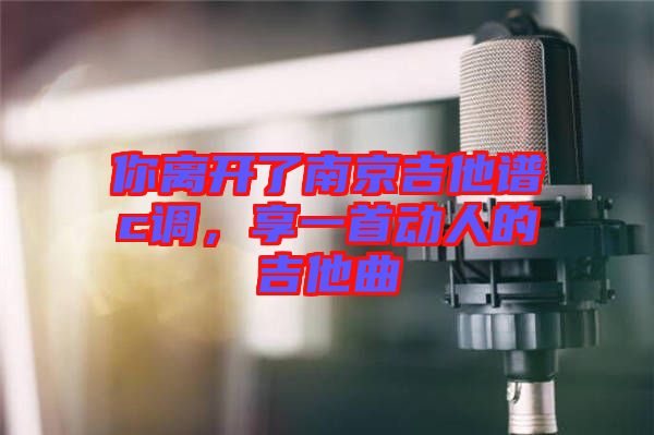 你離開了南京吉他譜c調，享一首動人的吉他曲