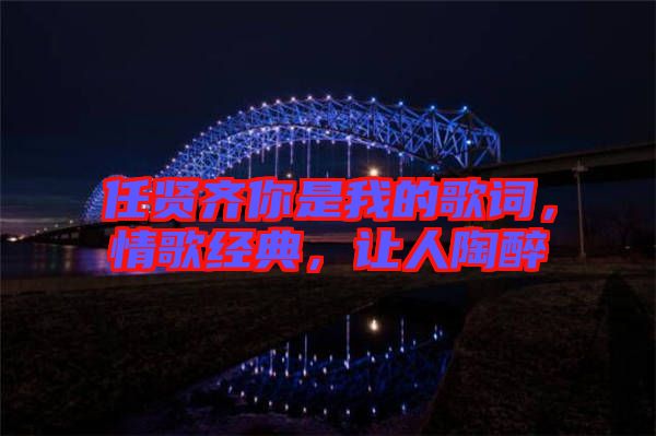 任賢齊你是我的歌詞，情歌經典，讓人陶醉