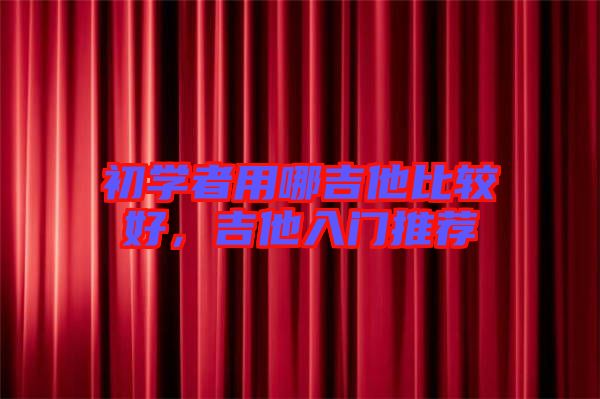 初學(xué)者用哪吉他比較好,吉他入門推薦