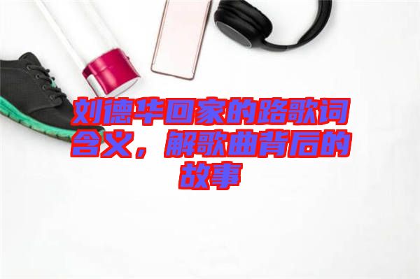 劉德華回家的路歌詞含義,解歌曲背后的故事