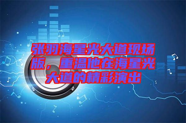 張羽海星光大道現場版,重溫他在海星光大道的精彩演出