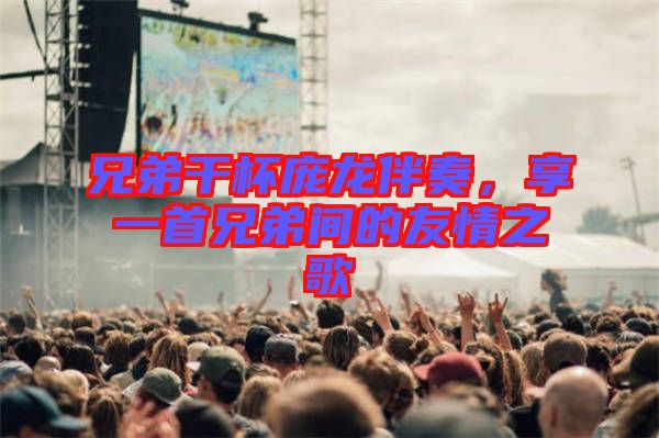 兄弟干杯龐龍伴奏,享一首兄弟間的友情之歌