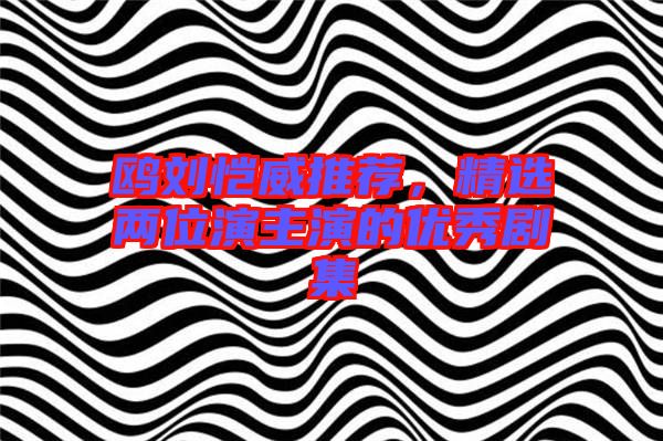 鷗劉愷威推薦,精選兩位演主演的優(yōu)秀劇集