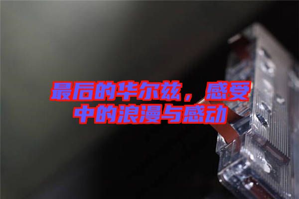 最后的華爾茲,感受中的浪漫與感動