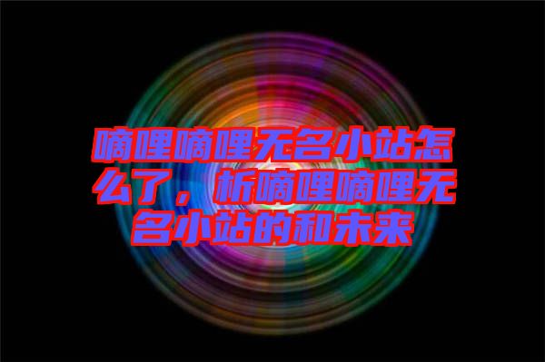 嘀哩嘀哩無名小站怎么了,析嘀哩嘀哩無名小站的和未來