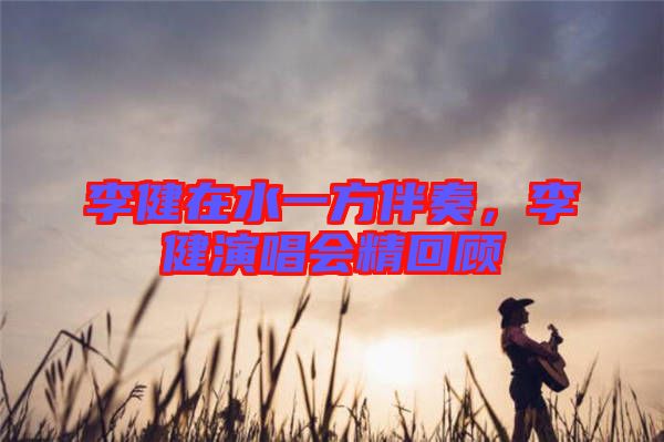 李健在水一方伴奏,李健演唱會精回顧