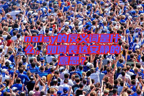 noisy的反義詞是什么,如何表達(dá)安靜的意思?