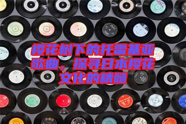 櫻花樹下的托雷基亞歌曲,探尋日本櫻花文化的精髓