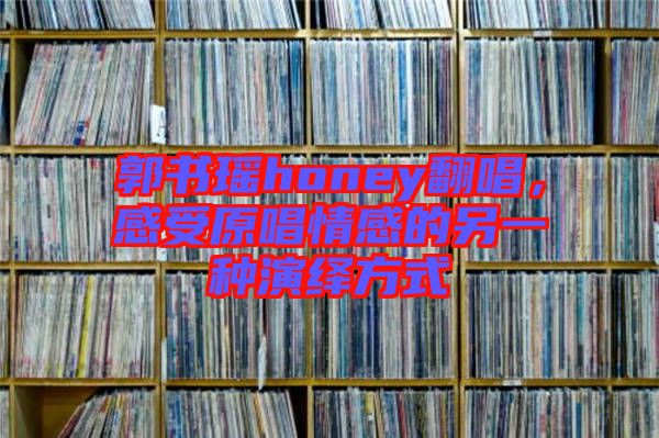 郭書瑤honey翻唱,感受原唱情感的另一種演繹方式