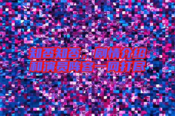 知否知否,劇情介紹和演員陣容一網(wǎng)打盡