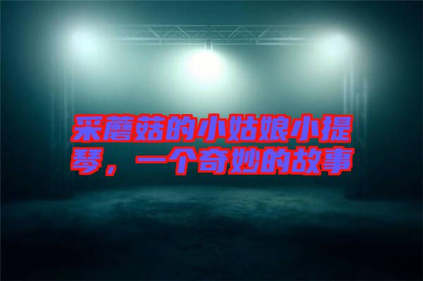 采蘑菇的小姑娘小提琴,一個奇妙的故事