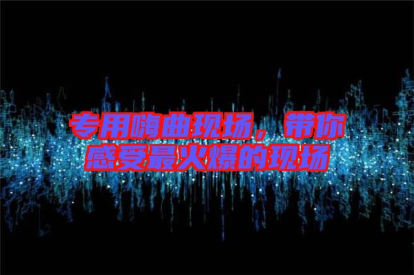 專用嗨曲現場,帶你感受最火爆的現場