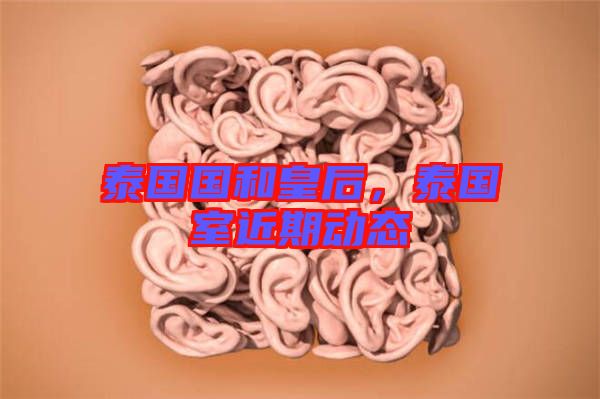 泰國國和皇后,泰國室近期動態