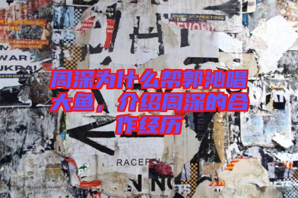 周深為什么幫郭沁唱大魚,介紹周深的合作經(jīng)歷