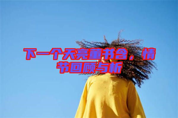 下一個天亮董書含，情節(jié)回顧與析